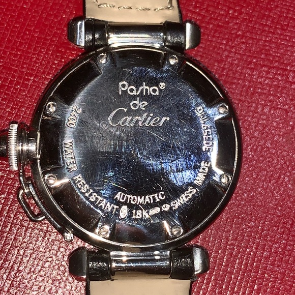 🌟🌟SOLD⭐️⭐️⭐️⭐️Pasha de Cartier automatic diamond - Picture 3 of 8